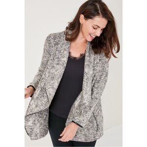 Stella & Dot Rebel Metallic Moto Jacket